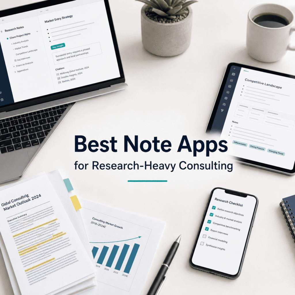 Best note apps for research consulting graph view and visual whiteboard comparison